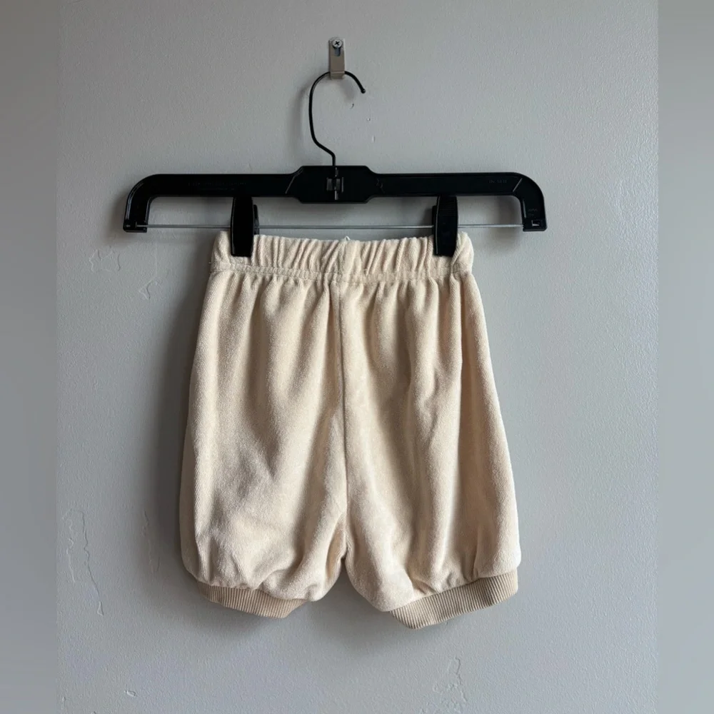 Baby Barn 2T Cream Terry Lounge Set Cozy Minimalist Neutral Aesthetic Outfit